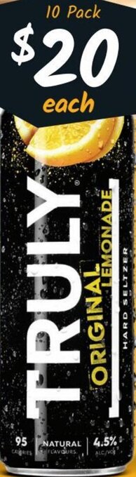 Truly Seltzer 4.5% Range Cans 330ml