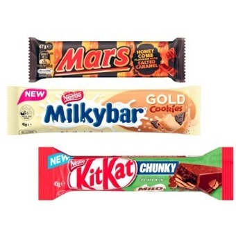 Coles Mars or nestlé medium bars 35g-56g offer