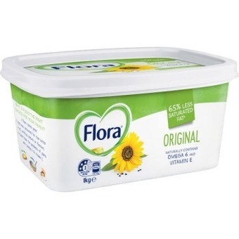 Coles Flora margarine 1kg offer