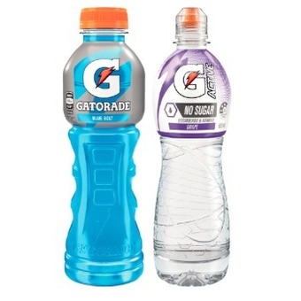 Coles Gatorade sports drink or g-active electrolyte water 600ml offer