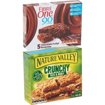 Coles Nature valley bars 210g-252g or fibre one bars or snacks 100g-120g offer