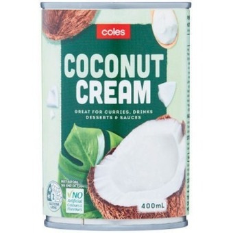 Coles Coles coconut cream 400ml offer