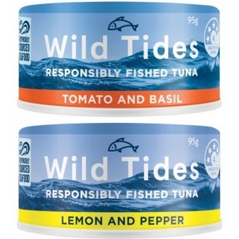 Coles Wild tides tuna 95g offer