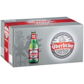 Coles Uberbrau imported lager bottles 24x330ml offer