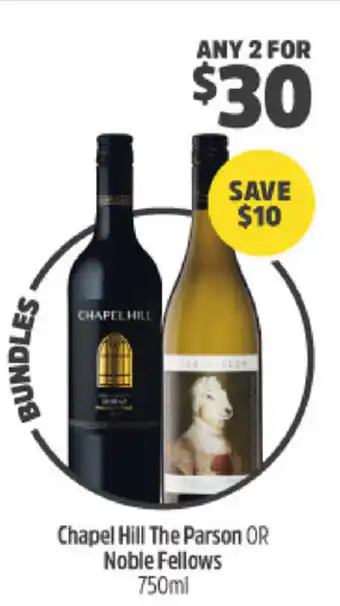 BWS Chapel Hill The Parson or Noble Fellows 750ml offer