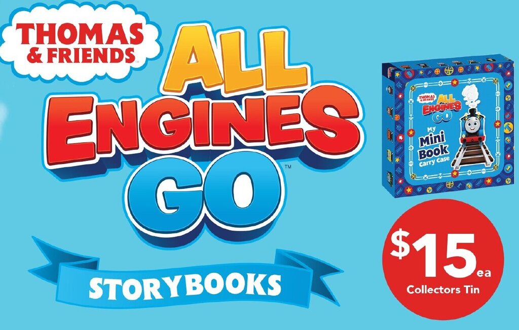 Thomas & Friends All Engines Go Story Books offer at Drakes