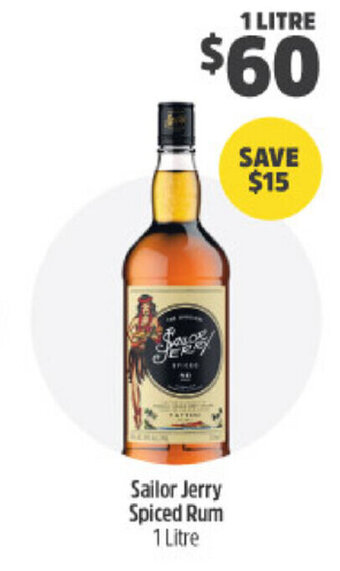 Sailor Jerry Spiced Rum 1 Litre