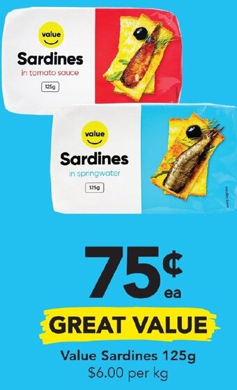 Drakes Value Sardines 125g offer