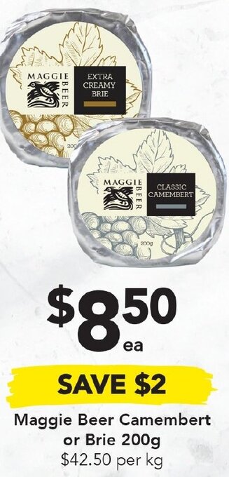 Drakes Maggie Beer Camembert Or Brie 200g offer