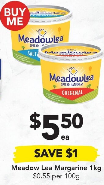 Drakes Meadow Lea Margarine 1Kg offer