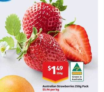 ALDI Australian strawberries offer