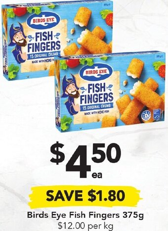 Drakes Birds Eye Fish Fingers 375g offer