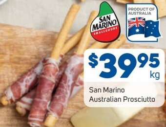 Foodland San Marino Australian Prosciutto offer