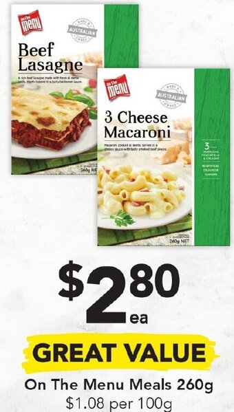 Drakes On the Menu Meals 260g offer