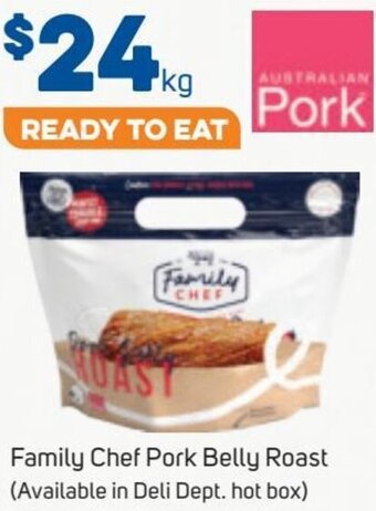 Foodland Family Chef Pork Belly Roast offer
