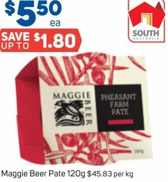 Foodland Maggie Beer Pate 120g offer