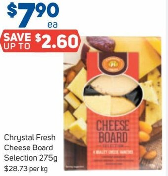Foodland Chrystal Fresh Cheese Board Selection 275g offer