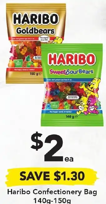 Drakes Haribo Confectionery Bag 140g-150g offer