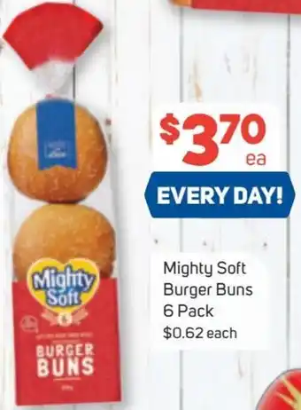 Foodland Mighty Soft Burger Buns 6 Pack offer