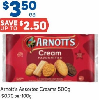 Foodland Arnott's Assorted Creams 500g offer