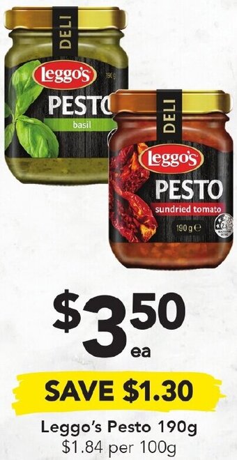 Drakes Leggo's Pesto 190g offer