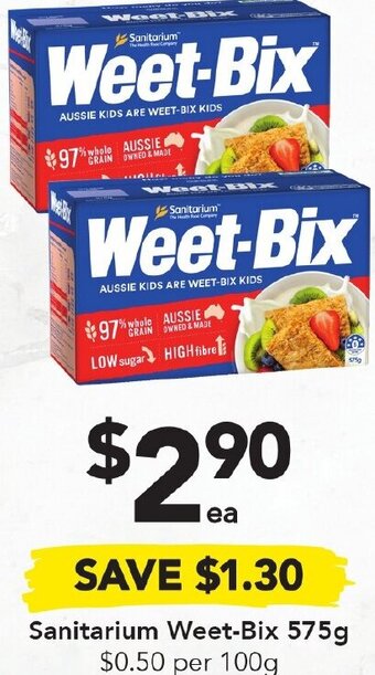 Drakes Sanitarium Weet-Bix 575g offer