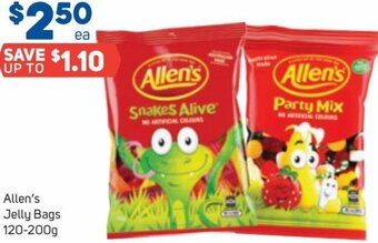 Foodland Allen's Jelly Bags 120-200g offer