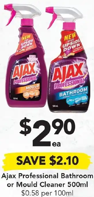 Drakes Ajax Professional Bathroom or Mould Cleaner 500ml offer