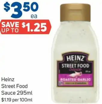 Foodland Heinz Street Food Sauce 295ml offer