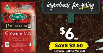 Drakes Brunnings Premium Potting Mix offer