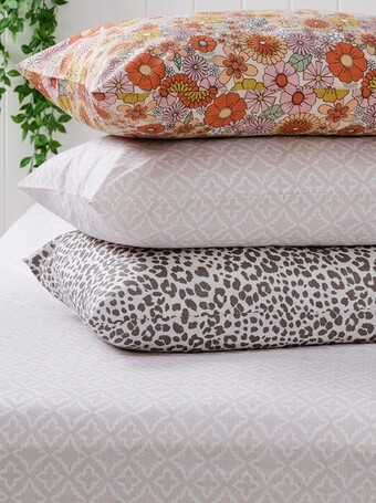Spotlight Koo printed washed cotton 225 thread count sheet set offer