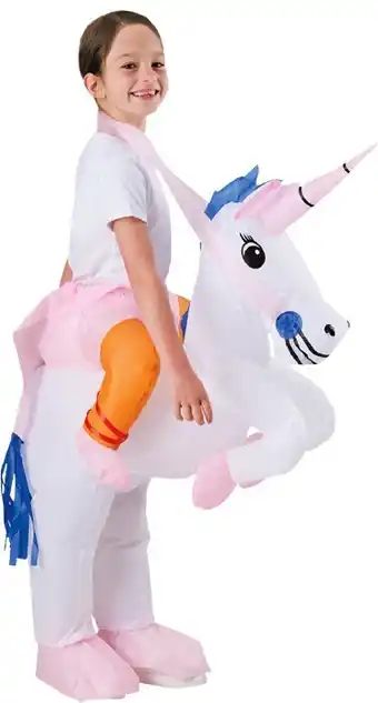 Spotlight Inflatable kids unicorn costume offer