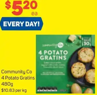 Foodland Community Co 4 Potato Gratins 480g offer