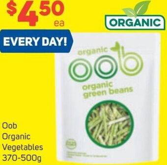 Foodland Oob Organic Vegetables 370-500g offer