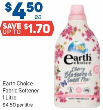 Foodland Earth Choice Fabric Softener 1 Litre offer