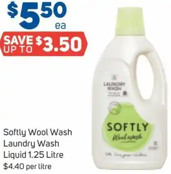 Foodland Softly Wool Wash Laundry Wash Liquid 1.25 Litre offer