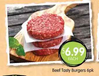Spudshed Beef Tasty Burgers 6pk offer