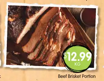 Spudshed Beef Brisket Portion per kg offer