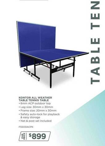 Sportspower Kontor all weather table tennis table offer