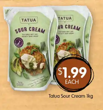 Spudshed Tatua Sour Cream 1kg offer