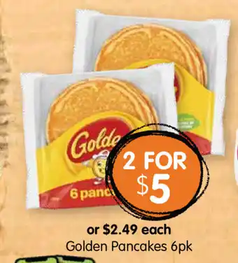 Spudshed Golden Pancakes 6pk offer