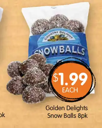 Spudshed Golden Delights Snow Balls 8Pk offer