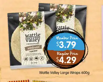Wattle Valley Large Wraps 600g