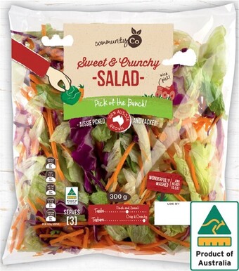 IGA Community co sweet & crunchy salad 300g offer