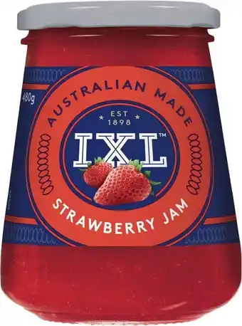 IGA Ixl jam or marmalade 480g selected varieties offer