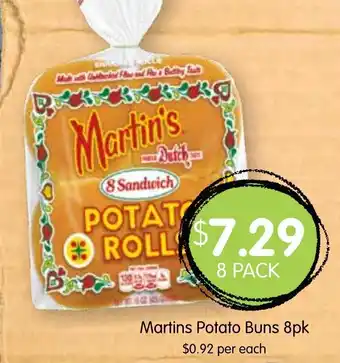 Martins Potato Buns 8pk