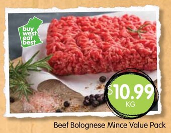 Spudshed Beef Bolognese Mince Value Pack offer