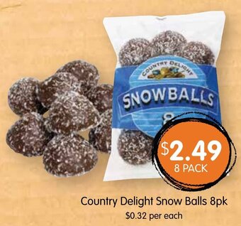 Spudshed Country Delight Snow Balls 8pk offer
