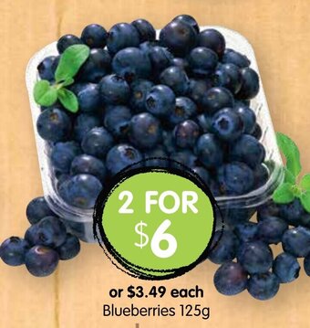 Blueberries 125g