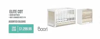 Baby Kingdom Elite cot boori offer